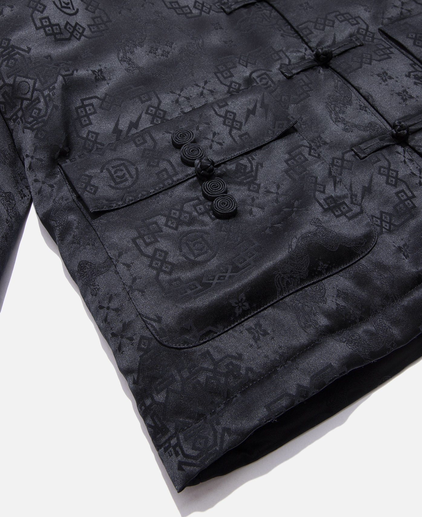 Black Silk Jacket - Image 4