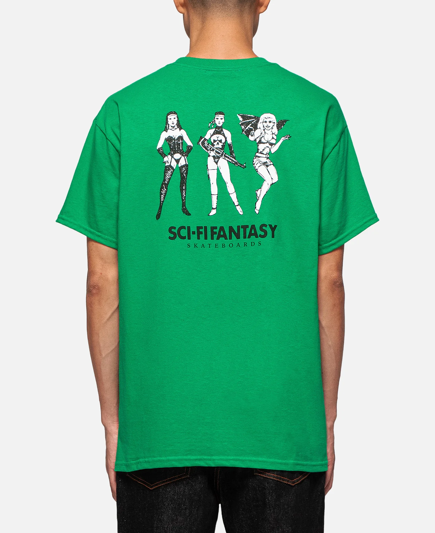 Macho Girls T-Shirt (Green) - Image 4